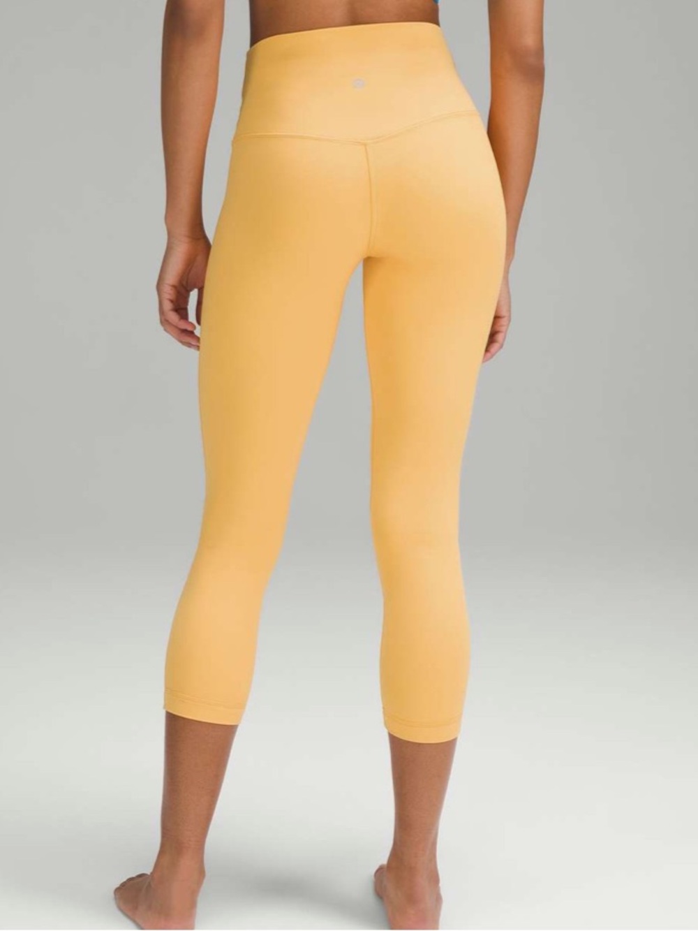 Lululemon Align High-Rise Crop 23", Double lined, Mango Dream Size 4